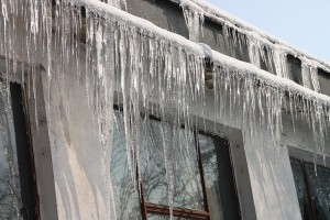Icicles, though beautiful, are telltale signs of an ice dam.